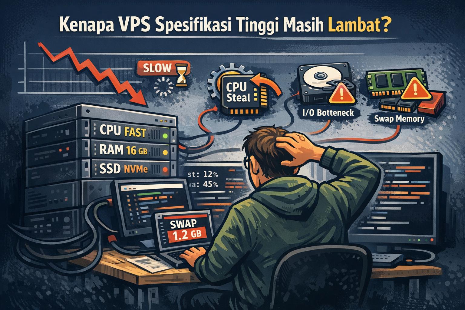 Kenapa VPS Spesifikasi Tinggi Masih Lambat