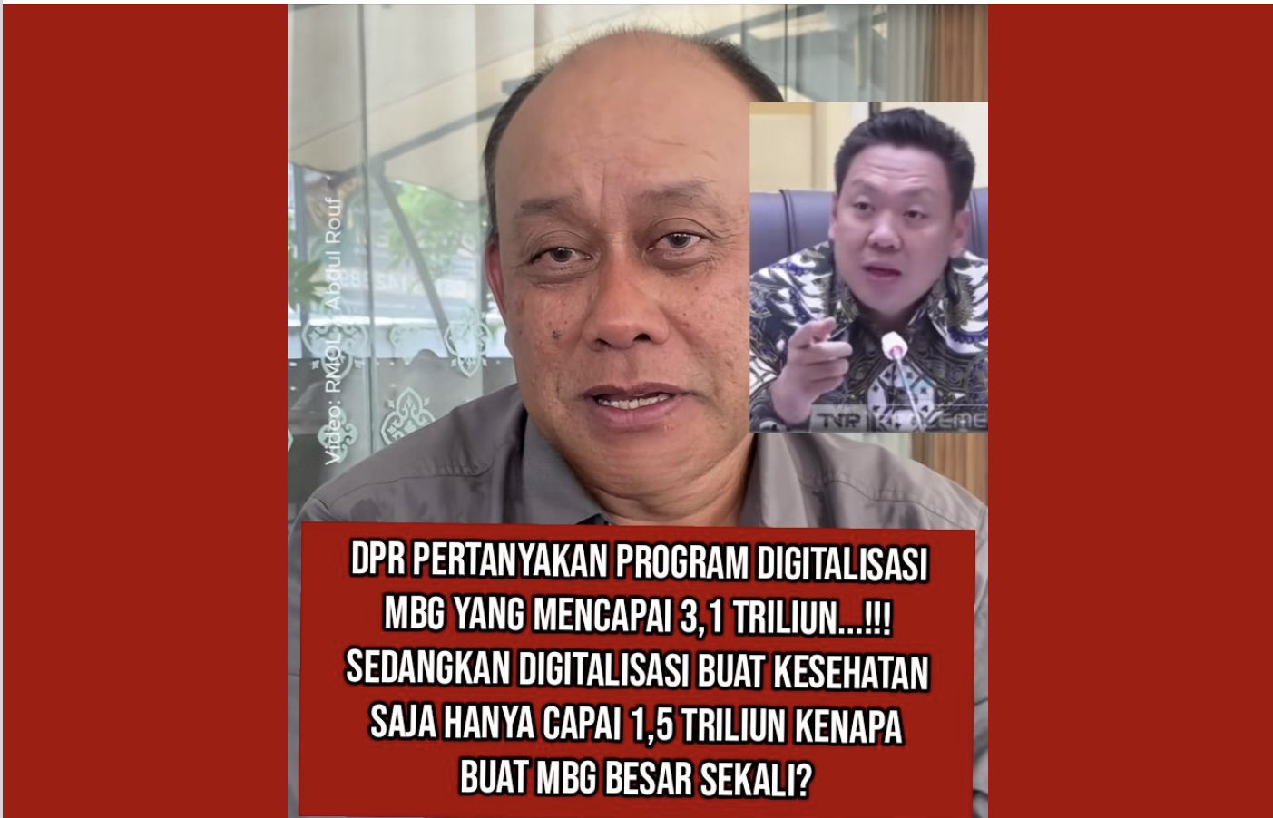 Anggaran Digitalisasi Program MBG Rp3,1 Triliun