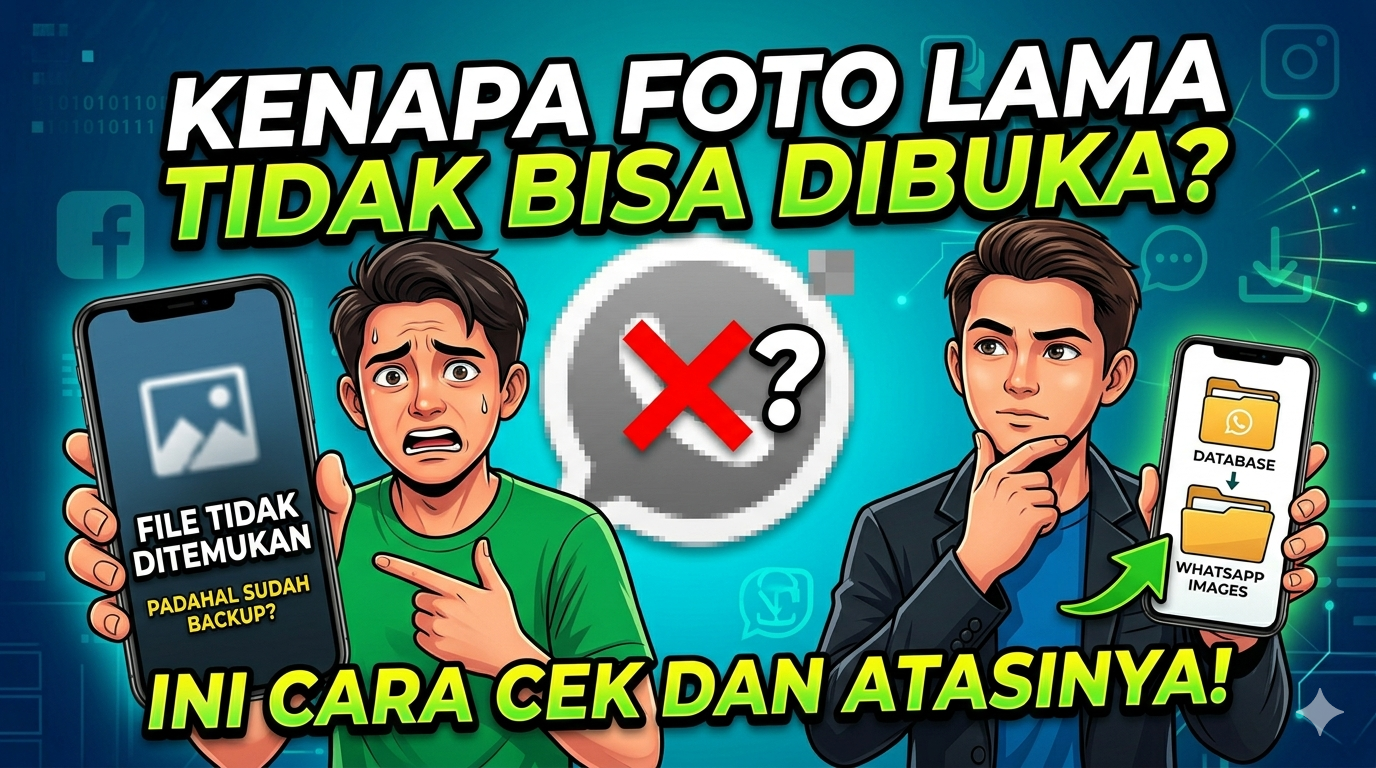 Kenapa Foto Lama di WhatsApp Tidak Bisa Dibuka Padahal Sudah Backup?