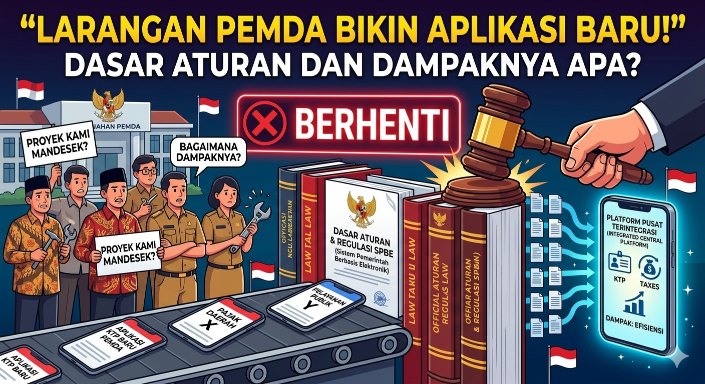 Larangan Pemda Bikin Aplikasi Baru Apa Dasar Aturannya dan Bagaimana Dampaknya?