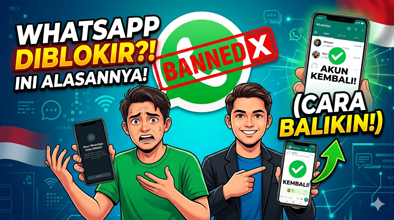 WhatsApp Tiba-tiba Diblokir? Ini yang Sebenarnya Terjadi (Dan Cara Balikin)