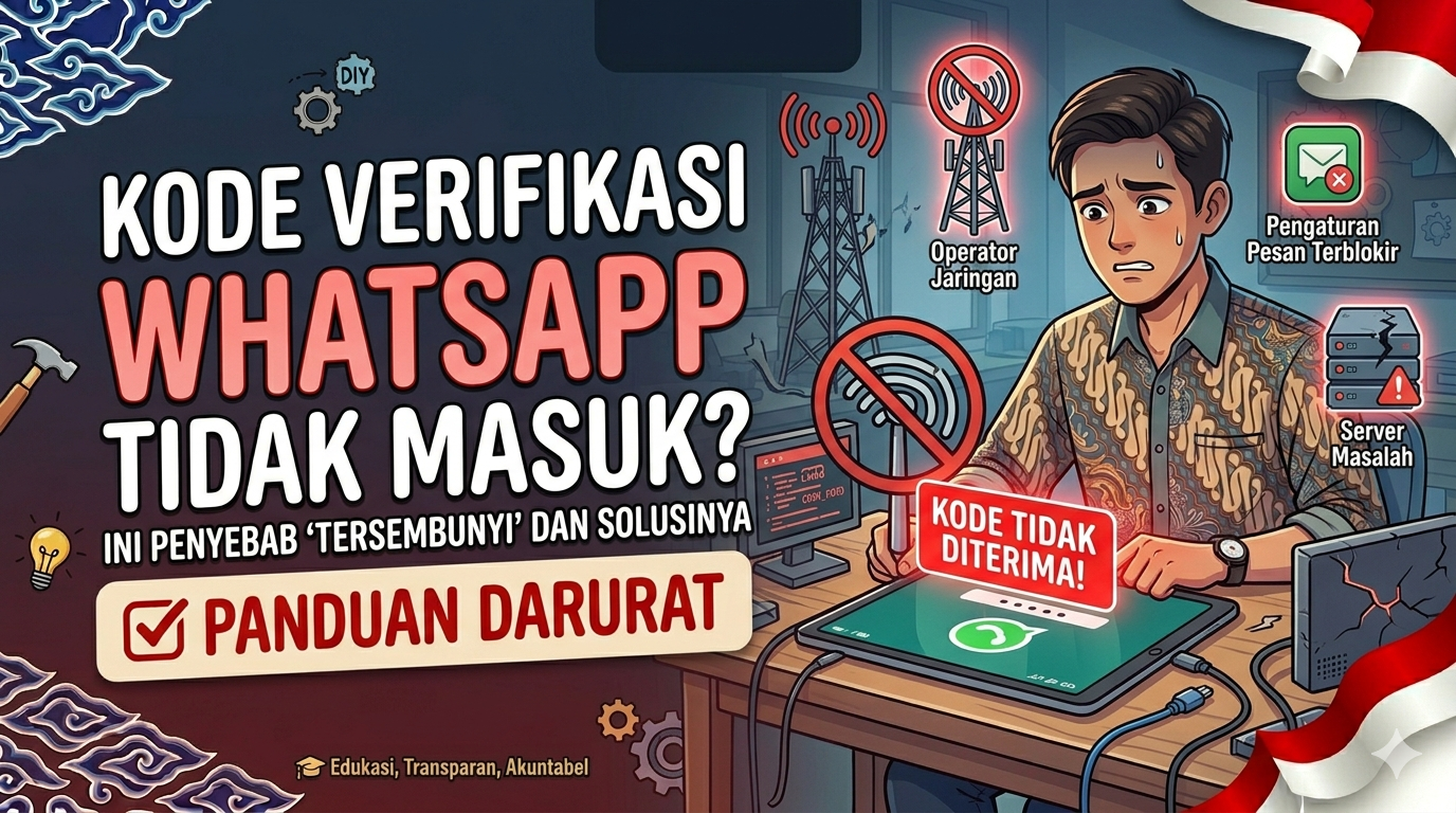 Kode Verifikasi WhatsApp Tidak Masuk? Ini Penyebab “Tersembunyi” dan Solusinya